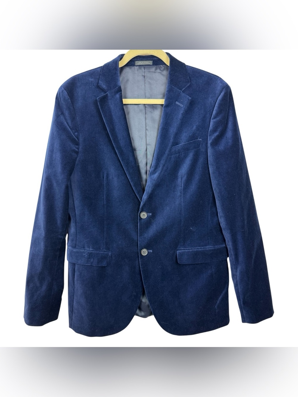 14th & Union Men's Size 38R Blue Velvet Blazer Sport Coat